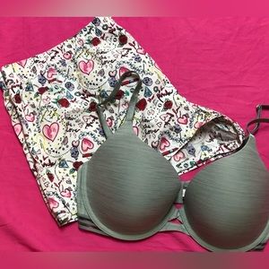 Victoria’s Secret Bra & Shorts-36D/Large
